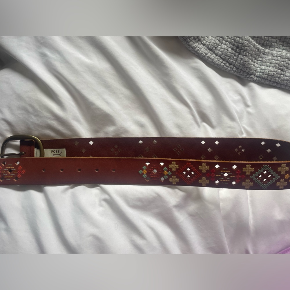 Fossil Leather Belt